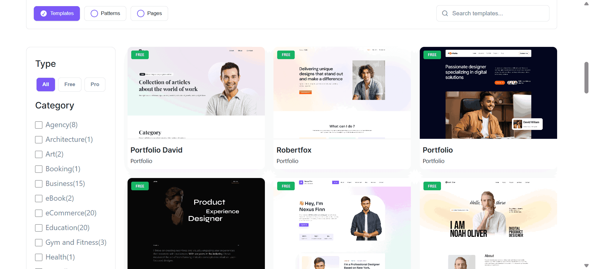 Portfolio Website Templates on Template-Kits Portfolio Website Templates on Template-Kits