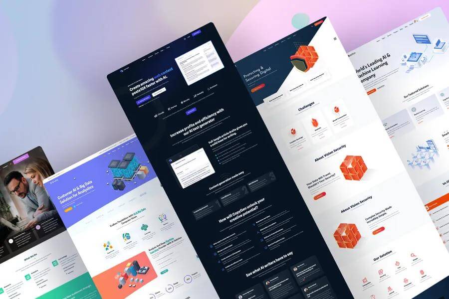 Future of Technology Website Templates Future of Technology Website Templates